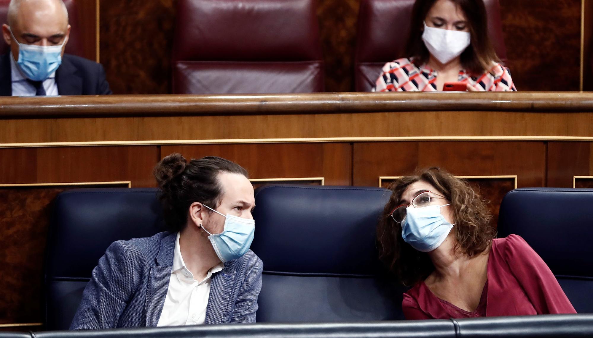 Maria Jesus Montero Pablo Iglesias